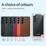 Custodia TPU antiurto in pelle per Samsung Galaxy S24+ 5G