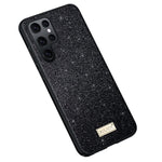 Custodia TPU glitterata in pelle per Samsung Galaxy S24 5G