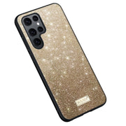 Custodia TPU glitterata in pelle per Samsung Galaxy S24 5G
