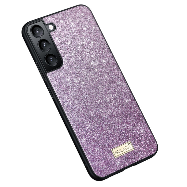 Custodia TPU glitterata in pelle per Samsung Galaxy S24 5G