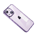 Custodia TPU glitterata con vetro temperato per iPhone 14