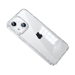 Custodia TPU glitterata con vetro temperato per iPhone 14