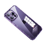 Custodia TPU glitterata con vetro temperato per iPhone 14