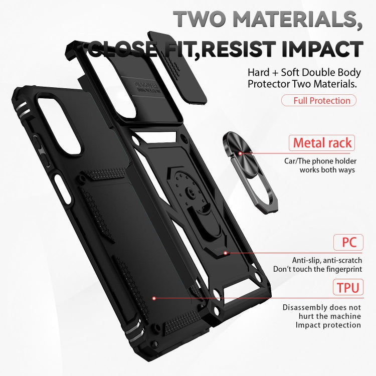 Custodia per telefono con supporto Camshield scorrevole, For Motorola Moto G 5G 2022
