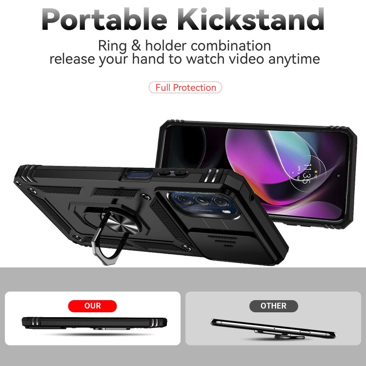Custodia per telefono con supporto Camshield scorrevole, For Motorola Moto G 5G 2022