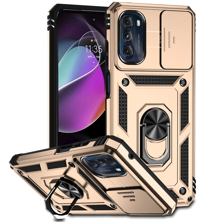 Custodia per telefono con supporto Camshield scorrevole, For Motorola Moto G 5G 2022