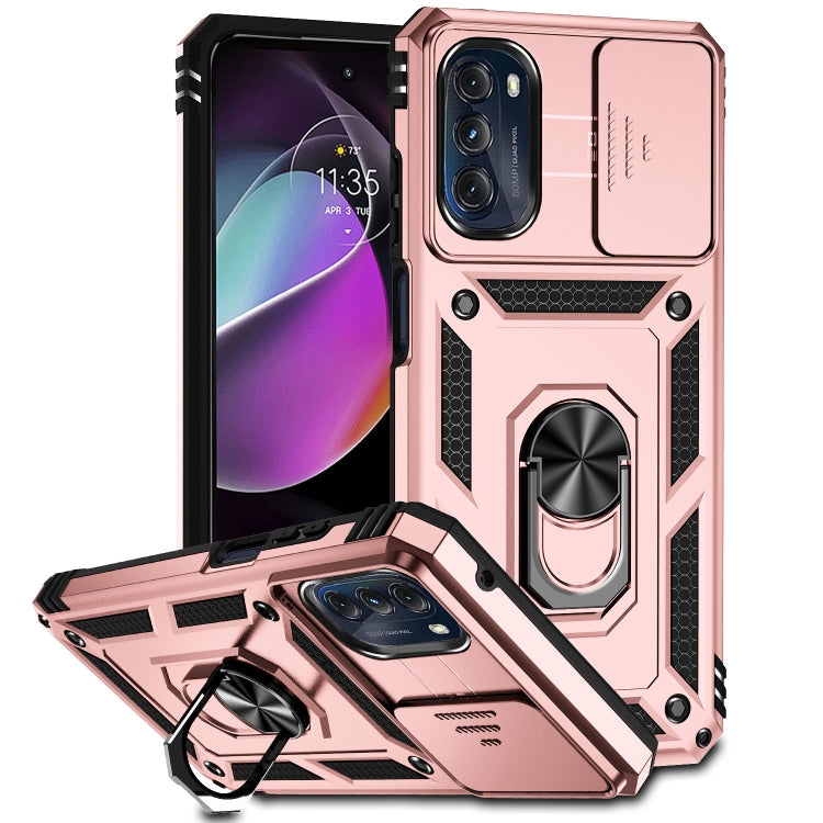 Custodia per telefono con supporto Camshield scorrevole, For Motorola Moto G 5G 2022
