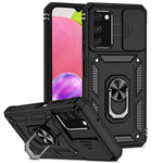 Custodia con copri camera scorrevole per Samsung Galaxy