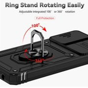 Custodia con copri camera scorrevole per Samsung Galaxy A02s e A0