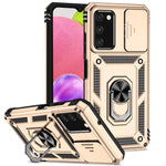 Custodia con copri camera scorrevole per Samsung Galaxy
