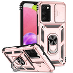 Custodia con copri camera scorrevole per Samsung Galaxy
