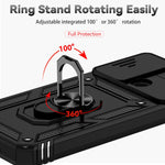 Custodia con copriobiettivo scorrevole per Samsung Galaxy A03