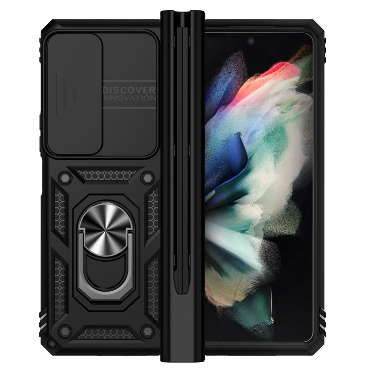 Custodia con copriobiettivo scorrevole per Samsung Galaxy Z Fold4