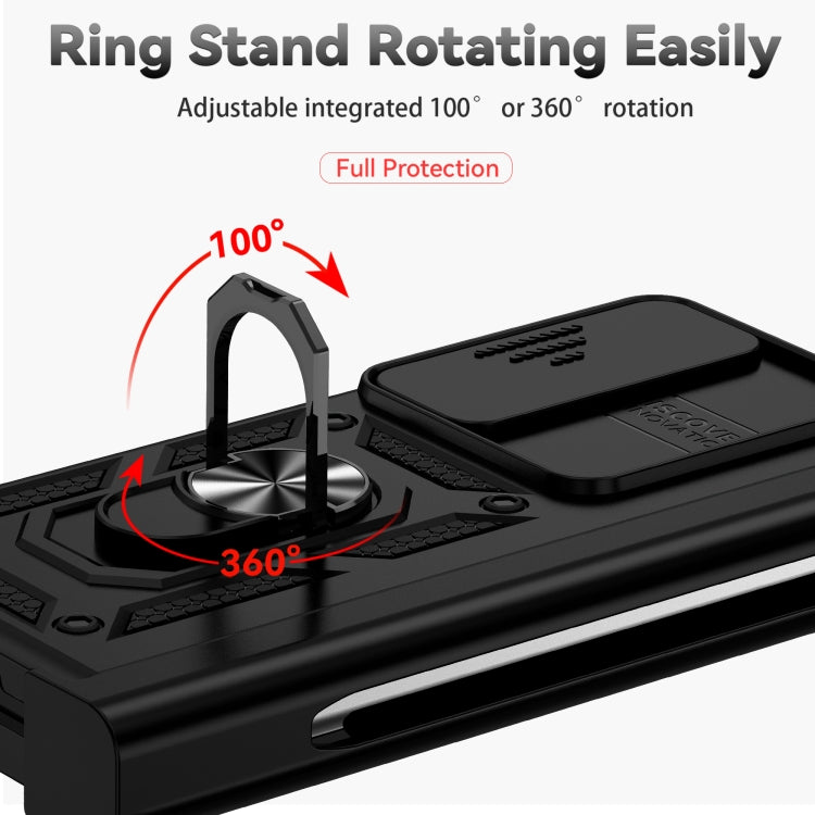 Custodia con copriobiettivo scorrevole per Samsung Galaxy Z Fold4