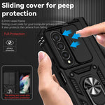 Custodia con copriobiettivo scorrevole per Samsung Galaxy Z Fold4