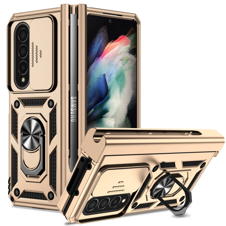 Custodia con copriobiettivo scorrevole per Samsung Galaxy Z Fold4