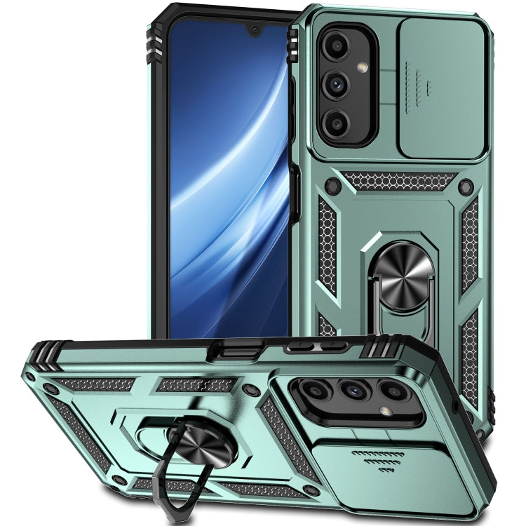 Custodia con copri obiettivo scorrevole per Samsung Galaxy A24