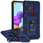 Custodia con copriobiettivo scorrevole per Samsung Galaxy A21s