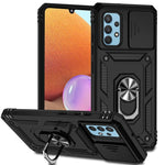 Custodia con copri camera scorrevole per Samsung Galaxy