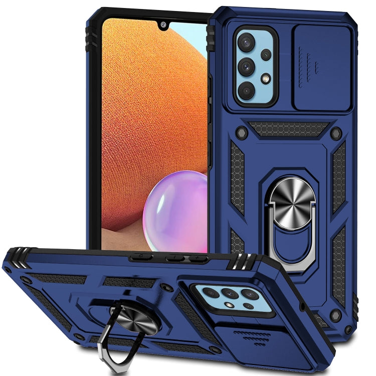 Custodia con copri camera scorrevole per Samsung Galaxy