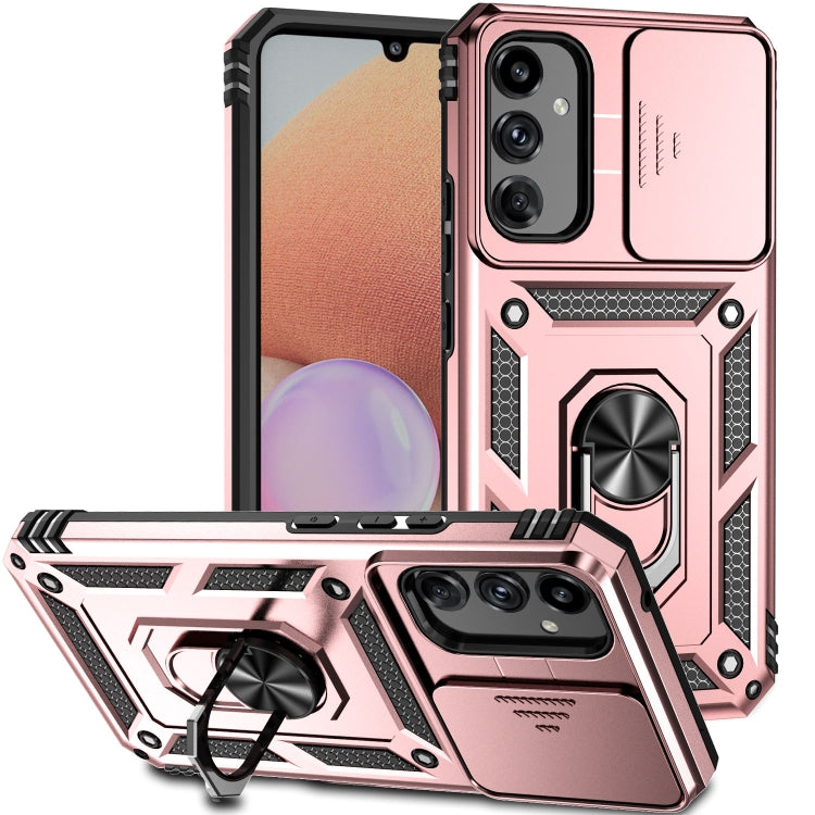 Custodia con copri obiettivo scorrevole per Samsung Galaxy A24