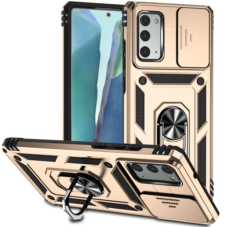 Custodia con copriobiettivo scorrevole per Samsung Note20 Ultra