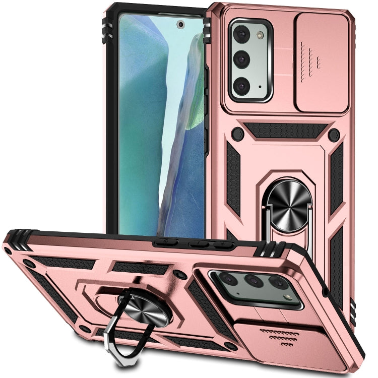 Custodia con copriobiettivo scorrevole per Samsung Note20 Ultra