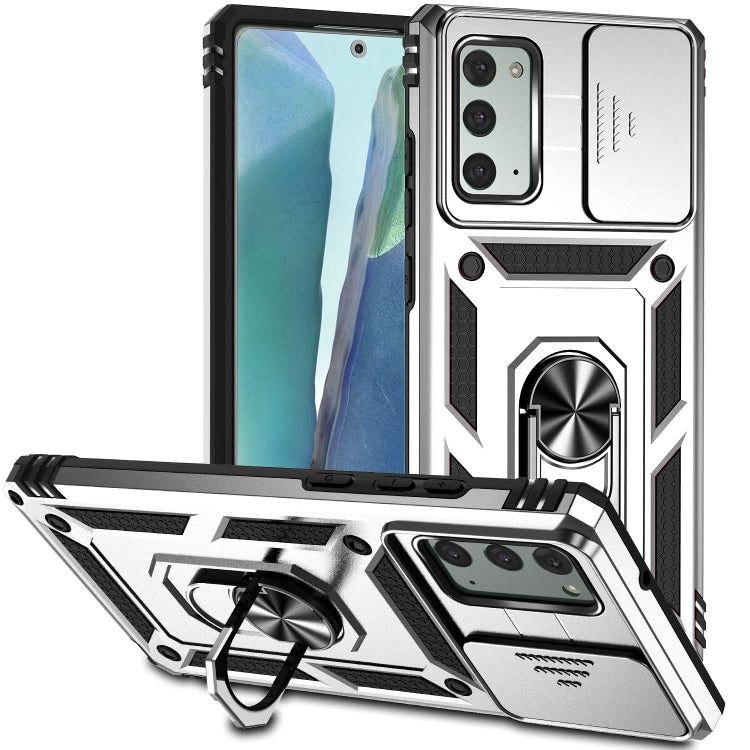 Custodia con copriobiettivo scorrevole per Samsung Note20 Ultra