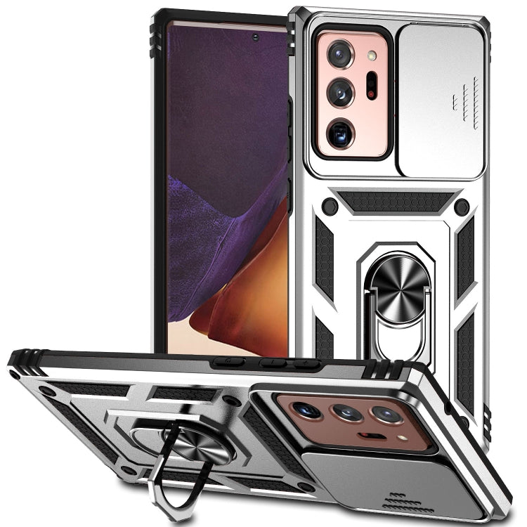 Custodia con copriobiettivo scorrevole per Samsung Note20 Ultra