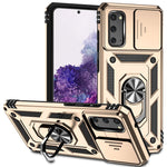 Custodia con copriobiettivo scorrevole per Samsung Galaxy A21s
