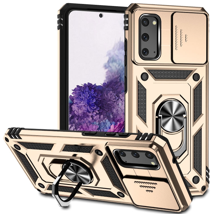 Custodia con copriobiettivo scorrevole per Samsung Galaxy A21s