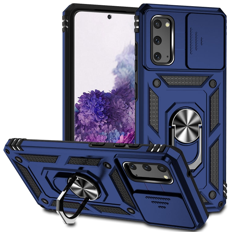 Custodia con copriobiettivo scorrevole per Samsung Galaxy A21s