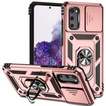 Custodia con copriobiettivo scorrevole per Samsung Galaxy A21s