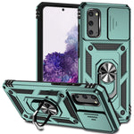 Custodia con copriobiettivo scorrevole per Samsung Galaxy A21s