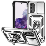 Custodia con copriobiettivo scorrevole per Samsung Galaxy A21s