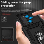 Custodia con copri obiettivo scorrevole per Samsung Galaxy S20+