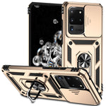 Custodia con copriobiettivo scorrevole per Samsung Galaxy A21s