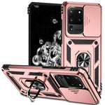 Custodia con copriobiettivo scorrevole per Samsung Galaxy A21s