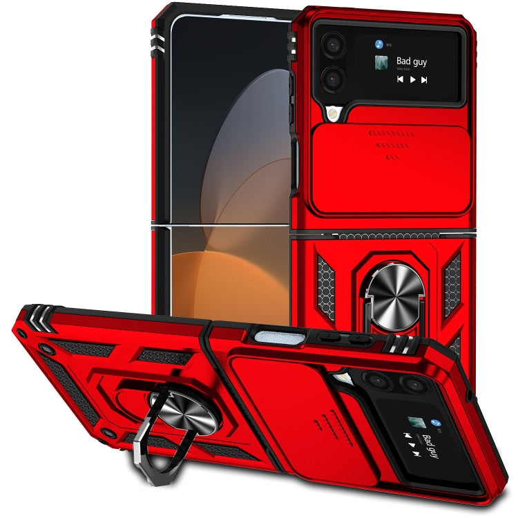 Custodia con copriobiettivo scorrevole per Samsung Galaxy Z Fold4