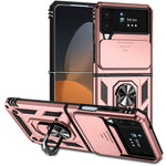 Custodia con copriobiettivo scorrevole per Samsung Galaxy Z Fold4