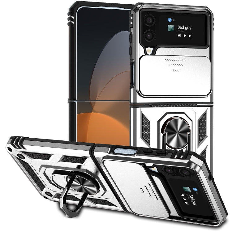 Custodia con copriobiettivo scorrevole per Samsung Galaxy Z Fold4