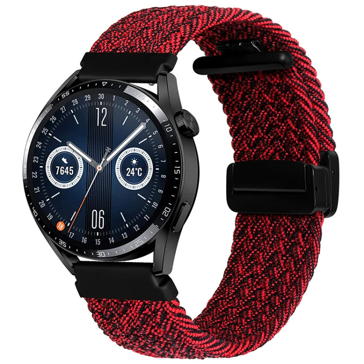 Cinturino in tessuto con chiusura pieghevole magnetica da 20 mm, For Garmin VivoMove Trend / Luxe / Style