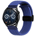 Cinturino in tessuto con chiusura pieghevole magnetica da 20 mm, For Garmin VivoMove Trend / Luxe / Style