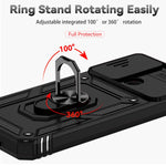 Custodia per telefono con supporto per camshield scorrevole, For Xiaomi Redmi 10A, For Xiaomi Redmi 10C, For Xiaomi Redmi Note 11E