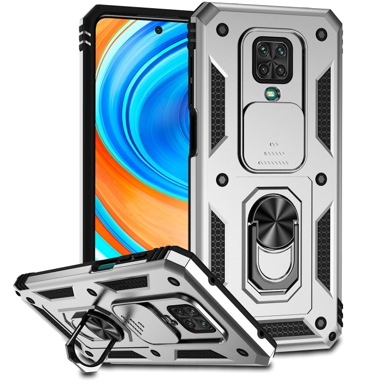 Custodia per telefono con supporto per camshield scorrevole, For Xiaomi Redmi Note 9 Pro, For Xiaomi Redmi Note 8 Pro