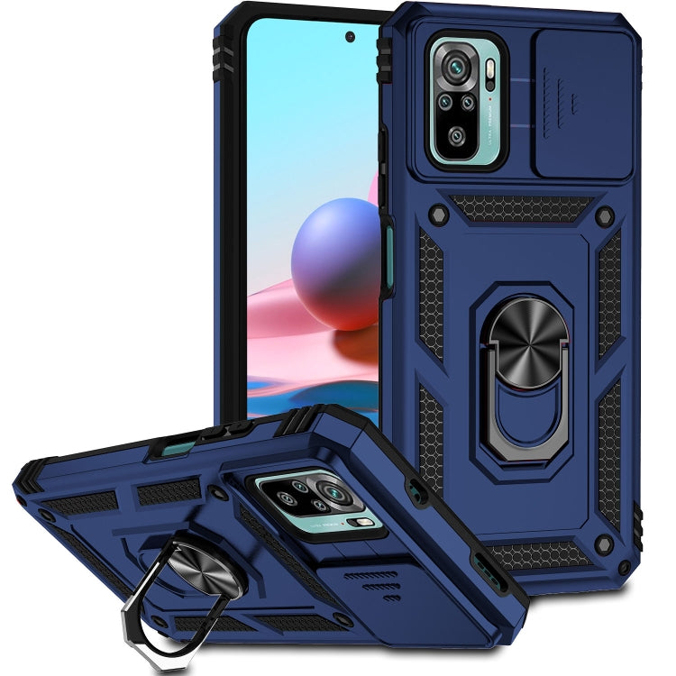 Custodia per telefono con supporto per camshield scorrevole, For Xiaomi Redmi Note 10 Pro, For Xiaomi Redmi Note 10, For Xiaomi Poco X3