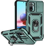 Custodia per telefono con supporto per camshield scorrevole, For Xiaomi Redmi Note 10 Pro, For Xiaomi Redmi Note 10, For Xiaomi Poco X3