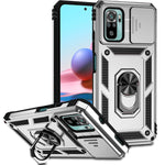 Custodia per telefono con supporto per camshield scorrevole, For Xiaomi Redmi Note 10 Pro, For Xiaomi Redmi Note 10, For Xiaomi Poco X3