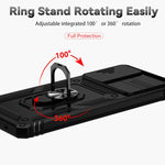Custodia per telefono con supporto per camshield scorrevole, For Xiaomi Redmi Note 10 Pro, For Xiaomi Redmi Note 10, For Xiaomi Poco X3
