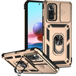 Custodia per telefono con supporto per camshield scorrevole, For Xiaomi Redmi Note 10 Pro, For Xiaomi Redmi Note 10, For Xiaomi Poco X3